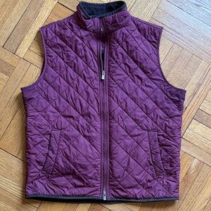 Peter Millar Burgundy Quilted Jacket